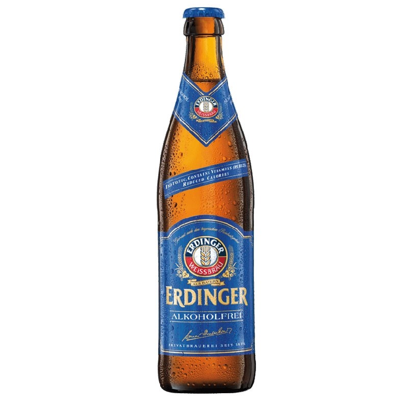 Erdinger Alkoholfri Hvedeøl 10 x 50 cl (inkl. pant)