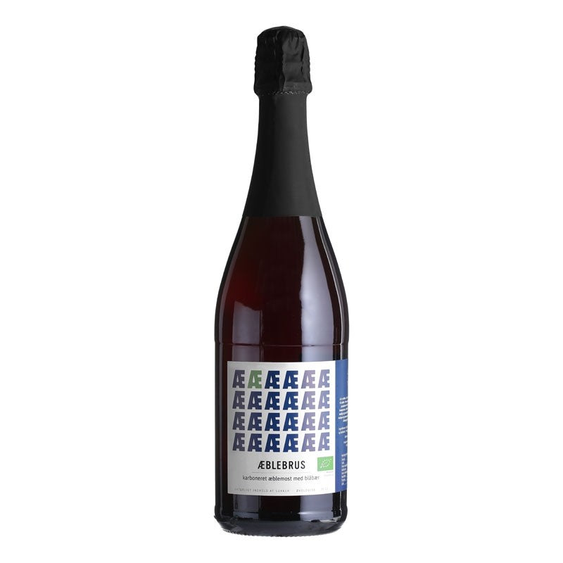Æblebrus cider med blåbær - 75 cl ØKO