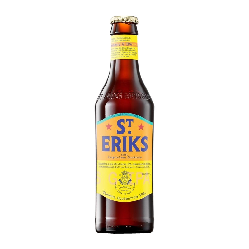 St. Eriks Glutenfri IPA 10 x 33 cl ØKO