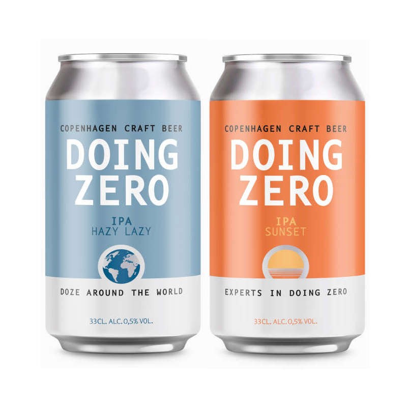 Doing Zero Hazy Lazy Alkoholfri IPA 10 x 33 cl