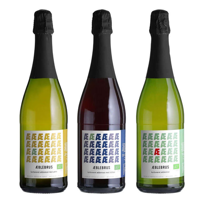 Ciderkasse Æblebrus - 3 x 75 cl ØKO