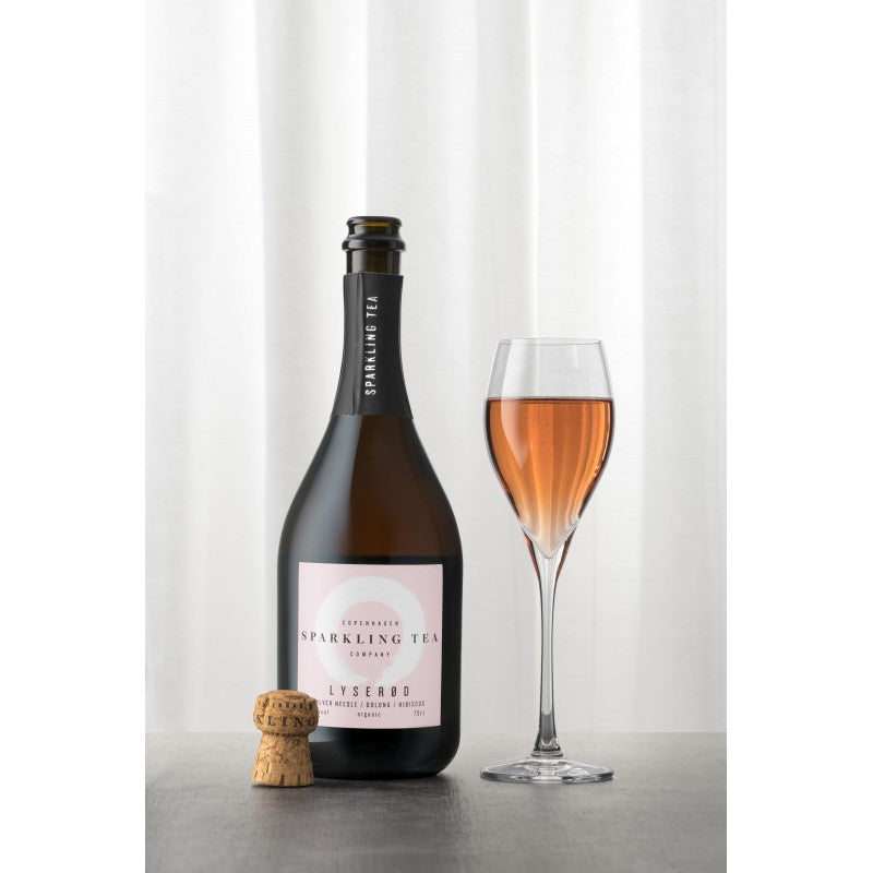 Copenhagen Sparkling Tea LYSERØD 75 cl ØKO