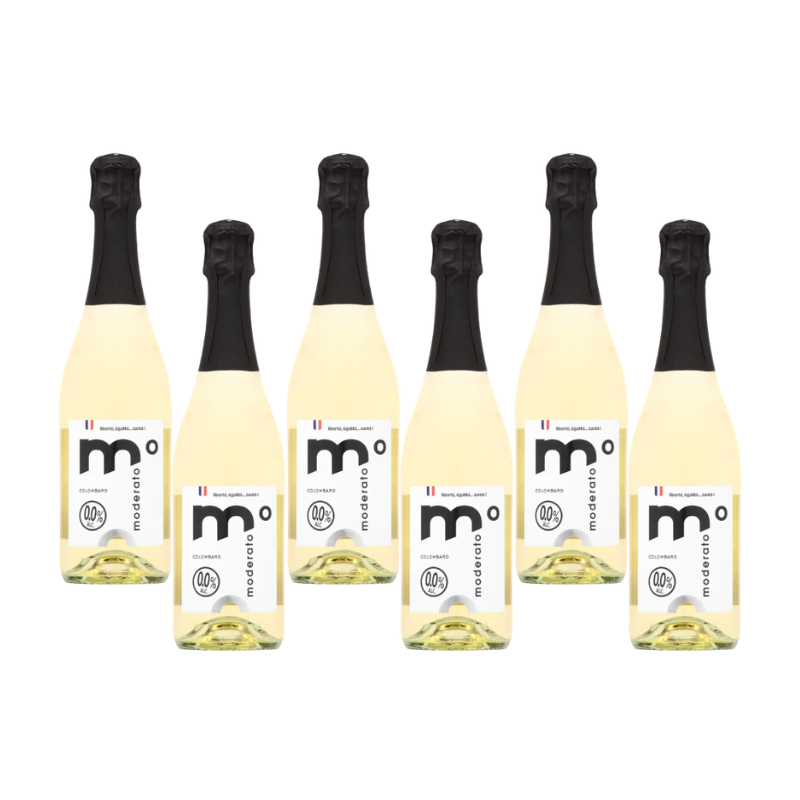 Moderato Originale Sparkling Hvid 0.0% 6 x 75 cl