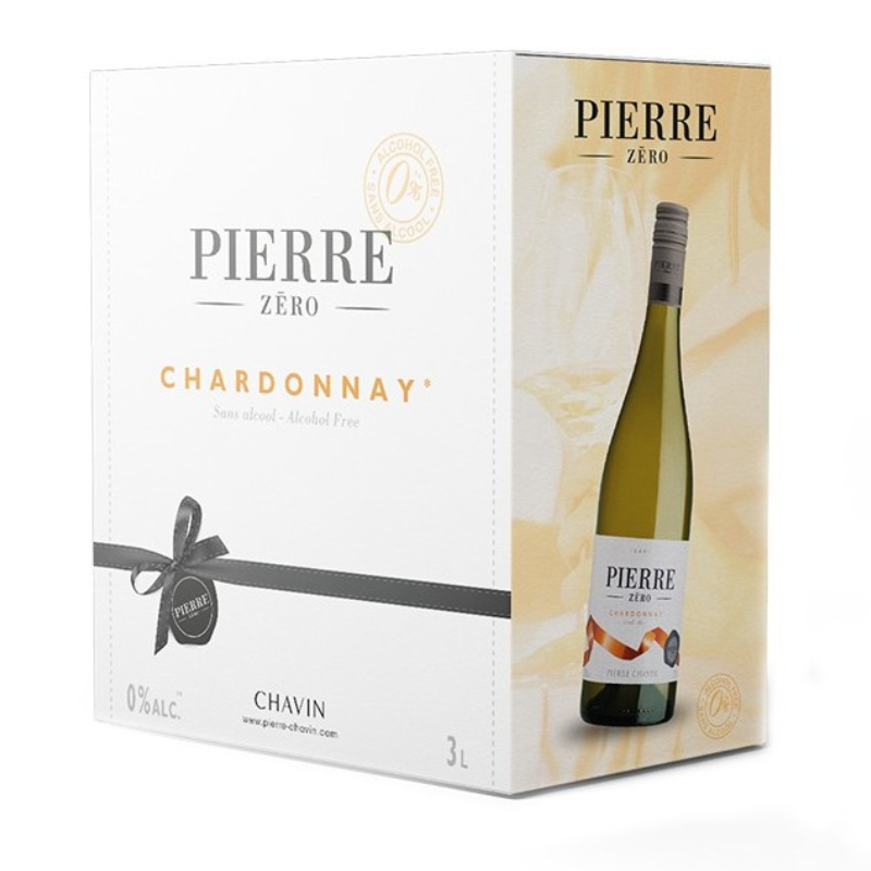 Pierre Zero Chardonnay Hvidvin Bag-in-Box 3 liter