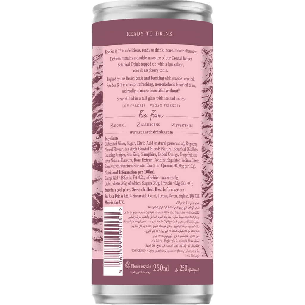 Sea Arch Rose Sea & T 0,0% 10 x 25 cl