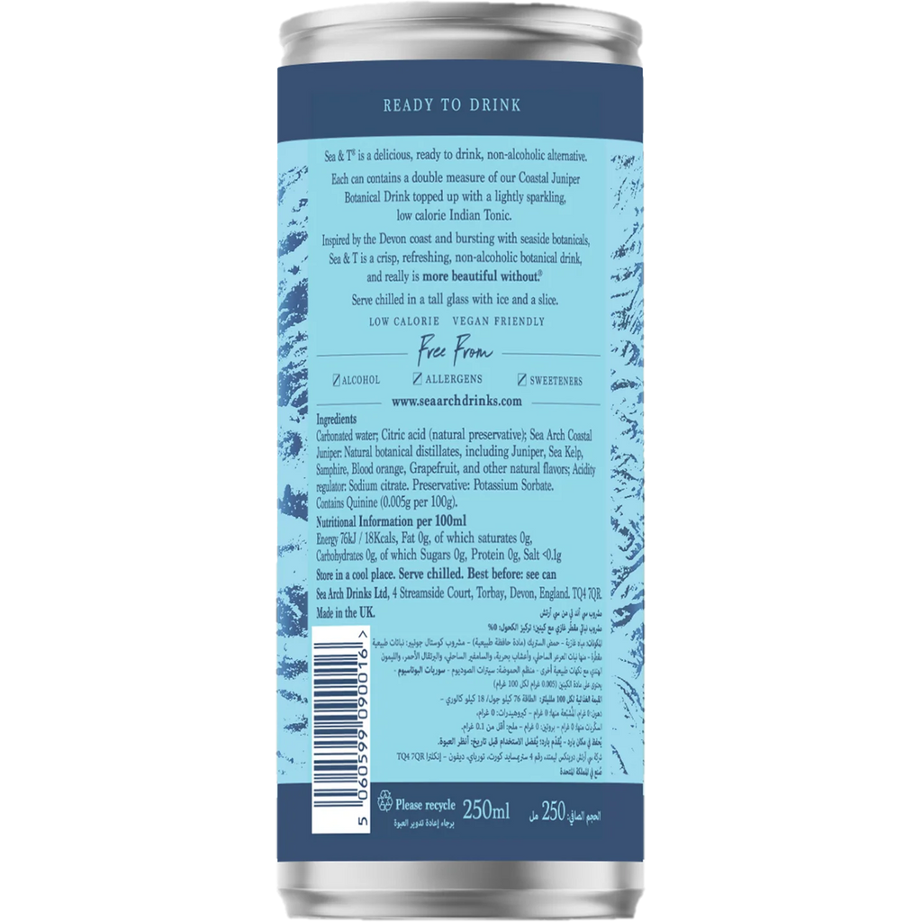 Sea Arch Sea & T 0,0% Smagskasse 10 x 25 cl