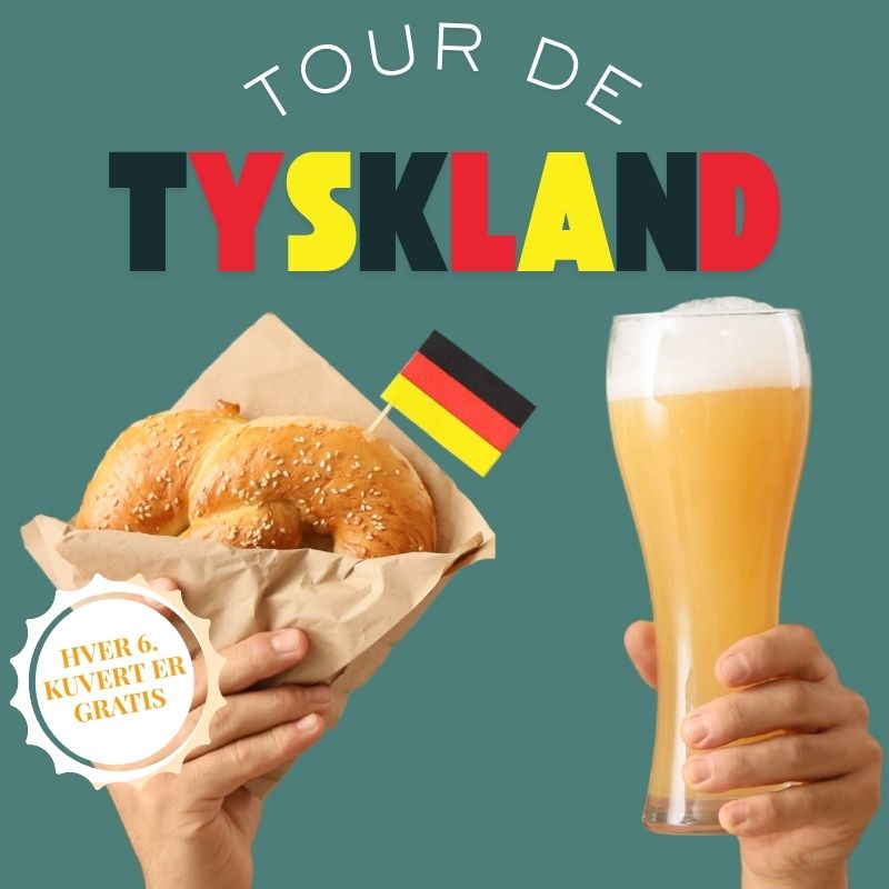Ølsmagningskasse - Tour de Tyskland - 6 flasker