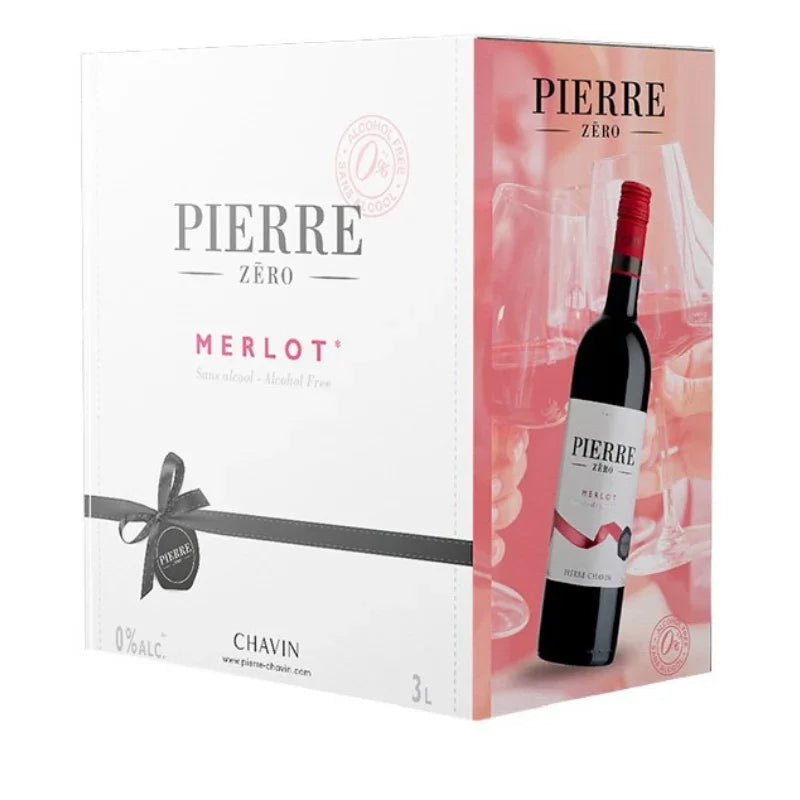 Pierre Zero Merlot Rødvin Bag-in-Box 3 liter