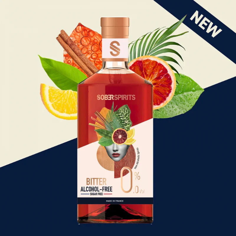 Sober Spirits Alkoholfri Bitter og Orange Drinkskasse