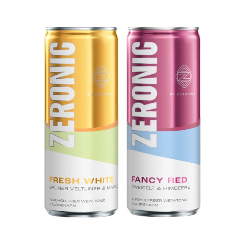 Zeronic FANCY RED & FRESH WHITE Vintonic mix 24 x 25 cl
